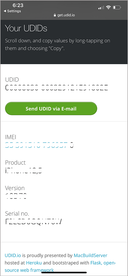 Finding the UDID without Mac