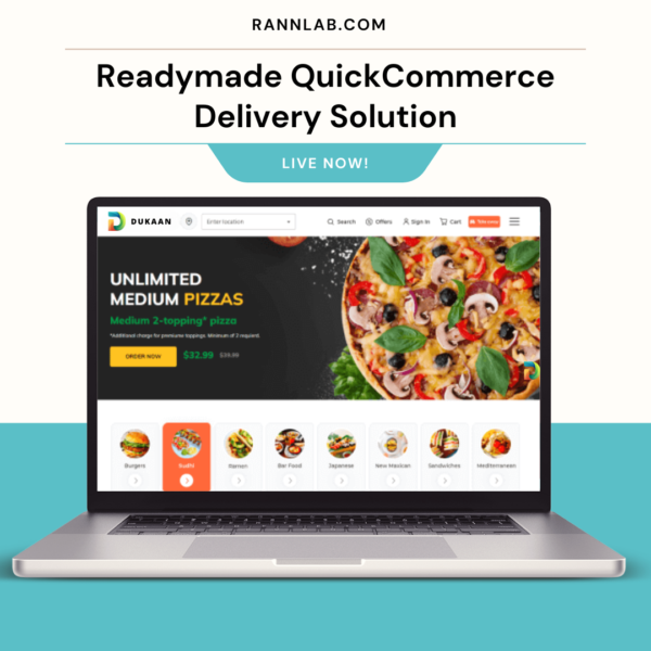 Readymade QuickCommerce Delivery Solution